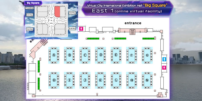 Example of venue and block layout